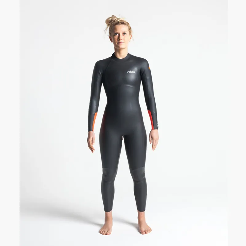 C-Skins Womens Swim Research 4/3 Wetsuit Black